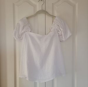 NWOT Club Monaco white blouse